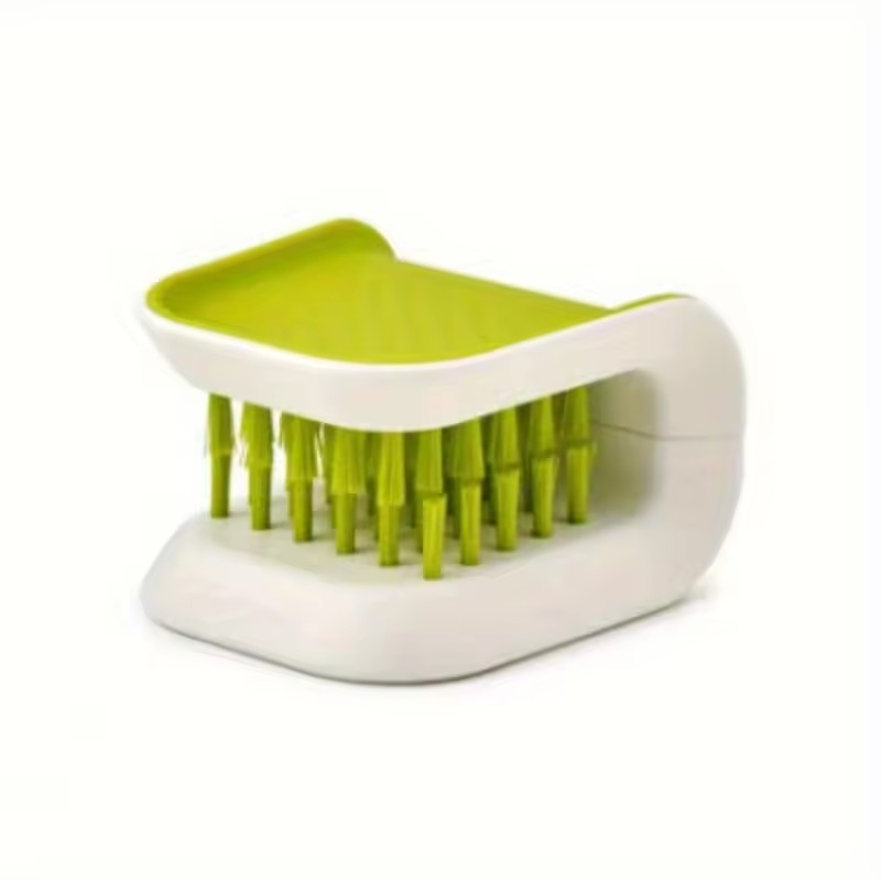 Seat Cleaner Fabric - U‑Shaped Double‑Sided Folding Hard Bristle Brush,