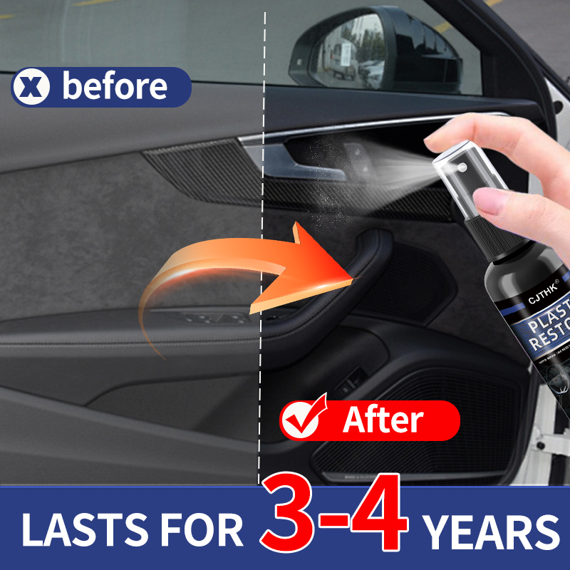 Car Plastic Restorer Back To B - Leather Cleaner Interior ulasan dan harga